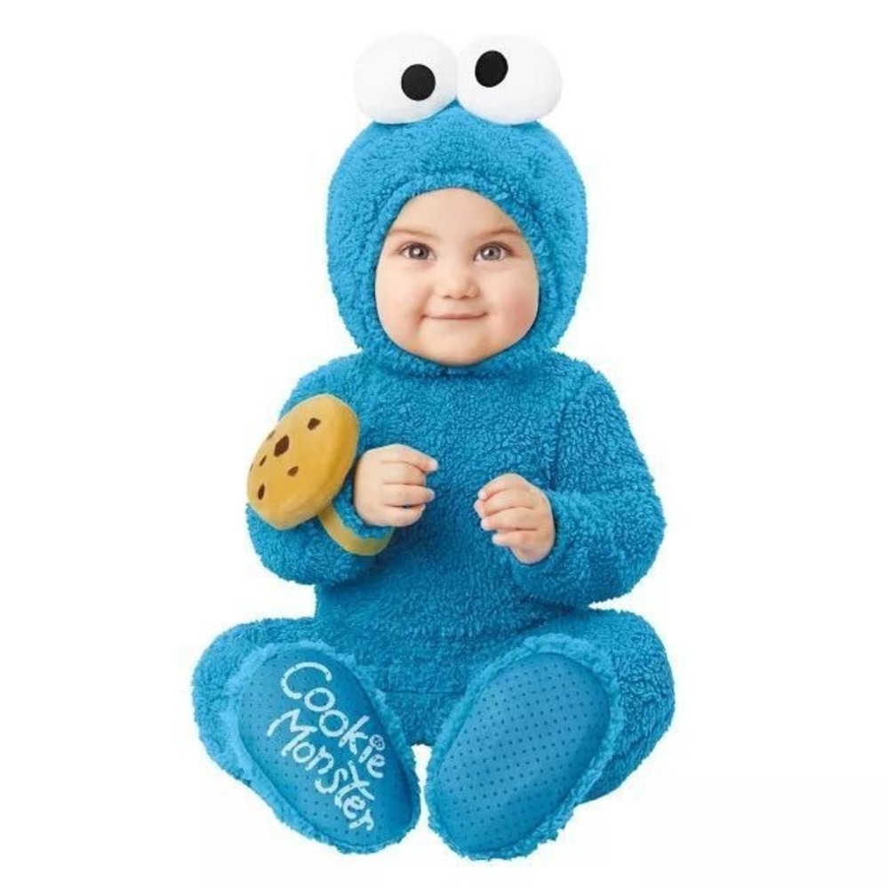 Baby Cookie Monster Costume - Sesame Street, Sz 18-24 Mths